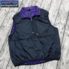size M】98年 USA製 patagonia パフボールベスト プルオーバー