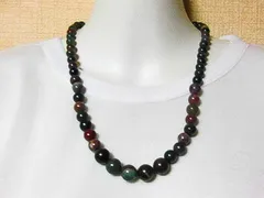 天然石 インディアアゲートネックレス　　260101023