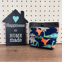 No.28 ミニタオルも入る！ティッシュポーチ✴︎恐竜