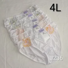 (J236)【4L5枚】レディースショーツ まとめ売り 3XL パンツ 下着