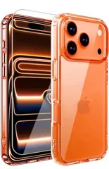 ★iPhone 17 Pro 用 ケース クリア 耐衝撃 ガラスフィルム付き 衝撃吸収 アイフォン17 pro 用 カバー 米軍MIL規格 耐久性 いphone17 pro 用 ケース 軽薄型 黄ばみ防止 アイホン17 プロ専用case