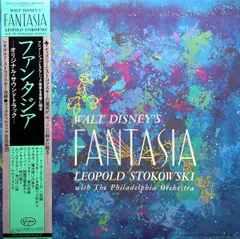 2LP Leopold Stokowski Walt Disneys CS72178BV Buena Vista Records Japan /00660