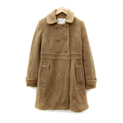 ジルバイジルスチュアート JILL by JILLSTUART Pコート ピーコート ロング丈 無地 S ブラウン /SY4