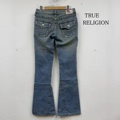トゥルーレリジョン 503 フレア デニム パンツ  ダメージ加工 レディース 26インチ ISItems【USED】【古着】【中古】50150898