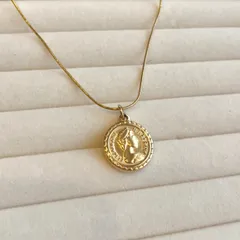 ステンレス製✨コインモチーフネックレス