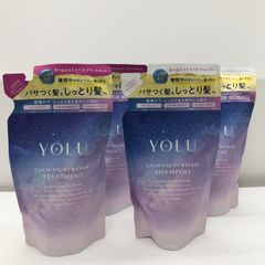 【新品】YOLU カームナイトリペアシャンプー＆トリートメント 370ml 計4個セット ヨル SGAW26-0245
