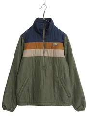 【お得なクーポン配布中!】 エルエルビーン 中綿 ナイロン ジャケット メンズ S アウトドア ハーフジップ プルオーバー キルティング ブルゾン ジャンパー ハイネック