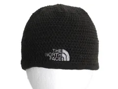 【お得なクーポン配布中!】 US企画 ノースフェイス アクリル ニット キャップ フリーサイズ 古着 帽子 アウトドア ビーニー ワッチ フリース ライナー付き ニット帽 黒