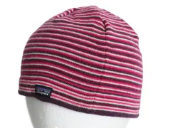 【お得なクーポン配布中!】 パタゴニア ボーダー ビーニー キャップ キッズ ガールズ L 古着 11年製 アウトドア ナイロン メリノ ウール フリース ライナー付き 子ども