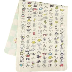 (Styleneo) 手ぬぐい縦 絵心経手拭い 手ぬぐい おしゃれ 男性 手拭い 和柄 88×34cm 素材 綿100％ 三重ガーゼ 京都 (絵心経)