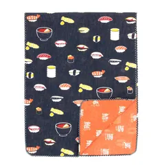 (Styleneo) 手ぬぐい おしゃれ 男性 手拭い 和柄 猫 夏 タオル ガーゼタオル 88×34cm 素材 綿100％ 三重ガーゼ 京都 (お寿司)