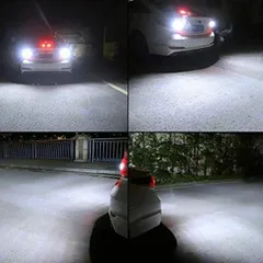 高品質 爆光 ヘッドライト級 T16  LED バックランプ 純白 New 特注ハイパワーLEDチップ 40基搭載 5600LM 2個SET ポン付け 車検対応 安心1年保証 汎用 トヨタ 日産 三菱 ダイハツ ホンダ スズキ スバル