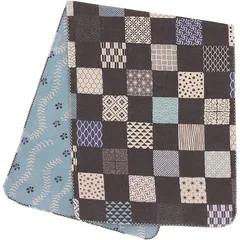 (Styleneo) 手ぬぐい おしゃれ 男性 手拭い 和柄 夏 タオル ガーゼタオル 88×34cm 素材 綿100％ 三重ガーゼ 京都 (市松小紋)