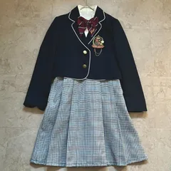 repipi armario キッズ フォーマル セットアップ 160〜165 M 卒業式 入学式 ジャケット ジャンパースカート リボン付 女の子 セレモニー 発表会