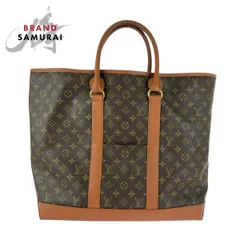 美品 LOUIS VUITTON ルイヴィトン モノグラム サックウィークエンドGM ブラウン M42420 トートバッグ ショルダーバッグ レディース 504959【中古】