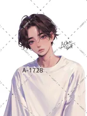 A-1728 メンズ ステッカー sticker 素材 コラージュ collage シール achashop