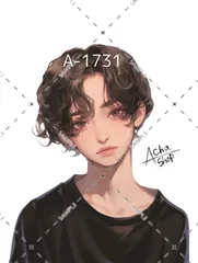 A-1731 メンズ ステッカー sticker 素材 コラージュ collage シール achashop