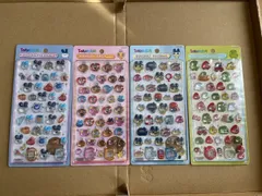 ４種 ボンボンドロップシール たまごっち　まめっち くちぱっち めめっち みみっち