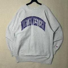 (XXL) 90s チャンピオン リバースウィーブ ノースウェスタン スウェット