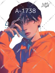A-1738 メンズ ステッカー sticker 素材 コラージュ collage シール achashop
