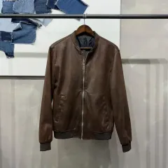 (95) ザラ ZARA カジュアル スウェード ブルゾン ジャケット