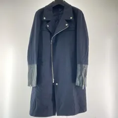 【中古】John UNDERCOVER 15AW ウールフラノライダースコート サイズ2 JUP4302 ネイビー ジョンアンダーカバー[17]のサムネイル