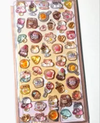 ドロップ　立体 シール 凹まない　ハムスター タピオカ　きのこ   ステッカー シール 帳 デコレーション バレンタイン ご褒美　プレゼント 平成 女児  ボンボン ハムハム