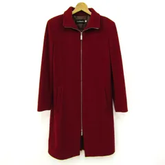 キャシャレル ロングコート ウールコート アウター レディース 36サイズ レッド Cacharel 【中古】のサムネイル