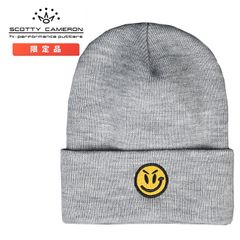 スコッティキャメロン　Scotty Cameron　 ニット帽子　サークルT スコッティキャメロン グラインダー ニットキャップ ヘザー グレー