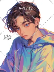 A-1742 メンズ ステッカー sticker 素材 コラージュ collage シール achashop