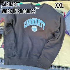 Carhartt WIP スウェット XXL 黒 アーチロゴ 前V 希少ビッグサイズ