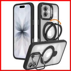 【特価商品】レンズ保護 ワイヤレス充電対応 耐衝撃 iPhone17 携帯カバー ワイヤレス充電 マグネット搭載 黄ばみ防止 車載ホルダー 半透明 マグセーフ対応 縦横両対応 おしゃれ seninhi ンプロテクター ケース (iPhone 17 17 【米軍