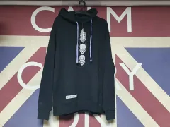 ハッツオン フードTシャツ 起毛 裏地 Tシャツ L 100 ブラック