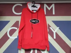 SWIB スウィブ フードTシャツ 起毛 裏地 Tシャツ L 100 レッド