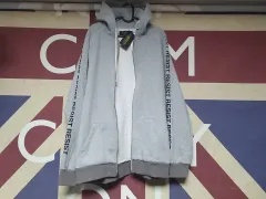 ハッツオン レディース フード 起毛 裏地 ジャケット L 100 グレー