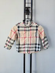 バーバリー ベージュ チェック シャツ