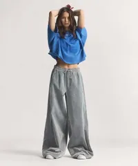 アディダスオリジナルス adidas Originals 起毛ツイル オーバーサイズド ストリートパンツ ファイヤーバード トラックパンツ レディース JZS75 JW7331 WOMENS BRUSHED TWILL OVERSIZED FIREBIRD