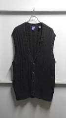 90’s OLD GAP “Cotton×Ramie” ケーブル ニットベスト XL