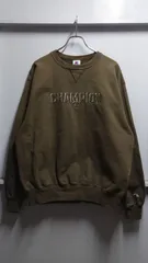 90’s Champion メキシコ製 ロゴ刺繍 前Vスウェット XL