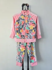 アディダス ピンク 花柄 トレーナー セット