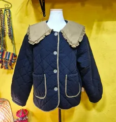 ビック襟 キルティング アウター