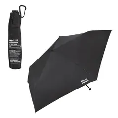 【2025】男の晴雨兼用傘 日傘 IZA Type: ULTRA LIGHT ブラック [遮光率100%・UVカット率100%・UPF50＋・遮