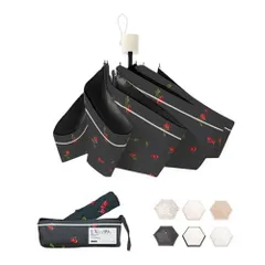 【テレビCM放送中！軽量140g~150g】日傘 晴雨兼用 【99.9％完全遮光】折りたたみ式 折りたたみ傘 ケース付き 小型 折り畳み傘 耐風