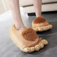 ファー スリッパ