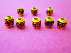 ビーズクラブ ロンデル メタルビーズ 金 鼓つづみ 小 6mm 10個 メタルビーズ ブレスレット 金具 金属ビーズ パーツ