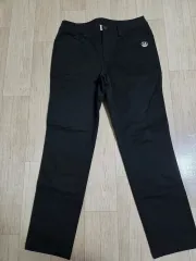 レディースゴルフウェア ブラック ピーチ起毛 ズボン S