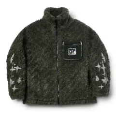 ガーメントファブ ファー フリース ジャケット M