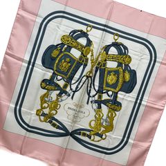 22184 ✨HERMES BRIDES de GALA カレ40 大判ハンカチ - メルカリ
