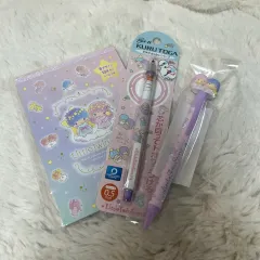 (新品) リトルツインスターズ キキ＆ララ メモノート + クルトガ シャープペンシル + ボールペン