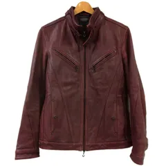 00s NICOLE CLUB FOR MEN シングルライダースジャケット　赤 00s NICOLE CLUB FOR MEN シングルライダースジャケット 赤 - メルカリ